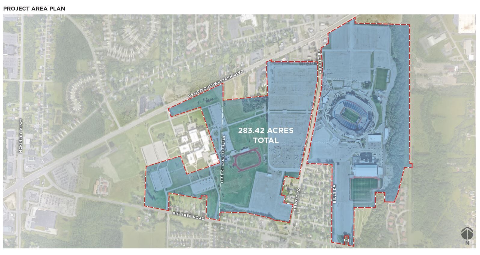 Bills stadium-project area plan